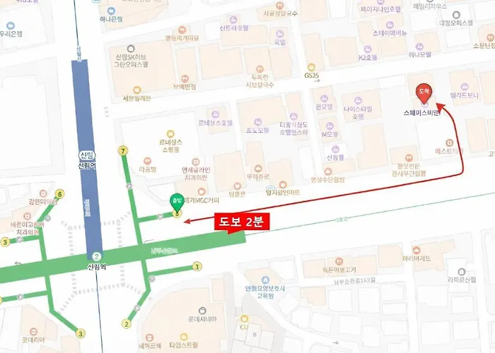 New Open! In Grace Hanna Stay, Seoul, Shillim Station 2mins, Airport Bus 2mins, Gangnam Hongik Unv' 20mins B&B 서울특별시